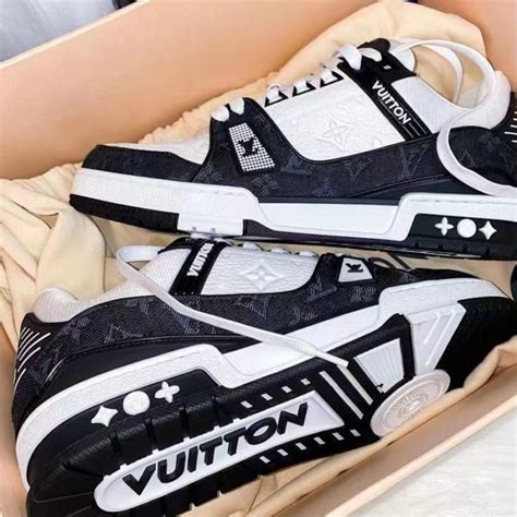 lv shoes black sneakers|louis vuitton sneakers new collection.